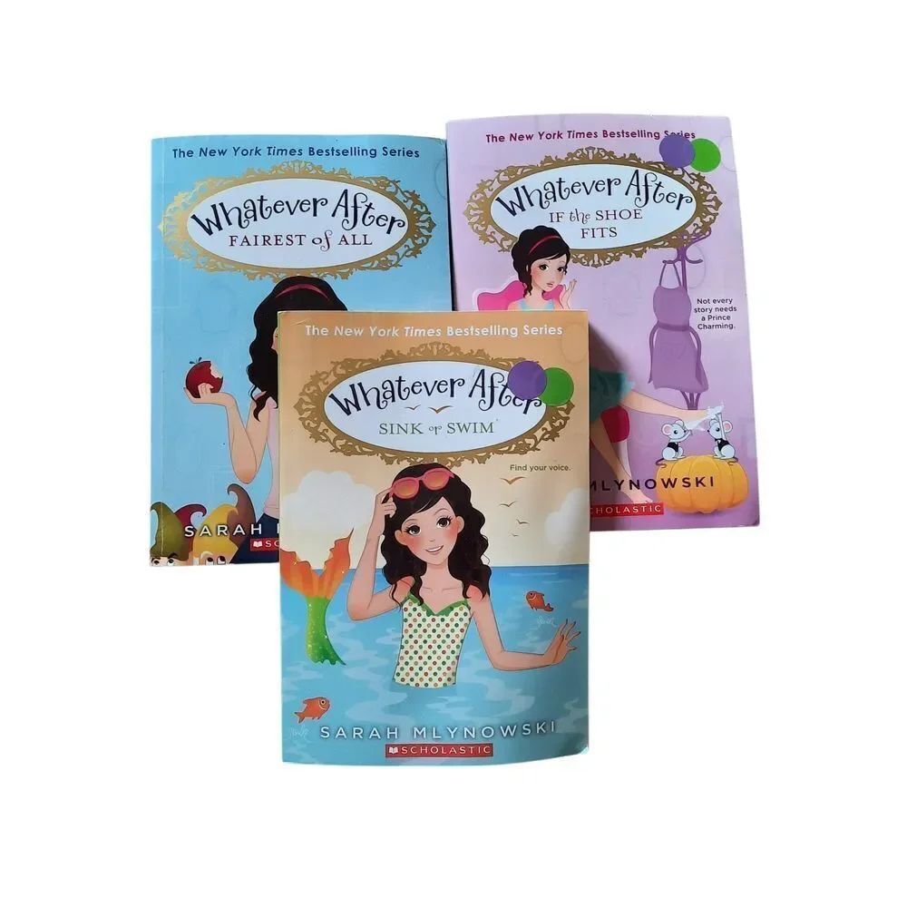 Scholastic Whatever After Book Set - Blue, Purple, Green Covers
